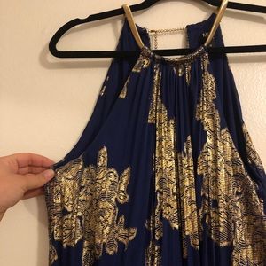 Gorgeous Blue and Gold Dress
